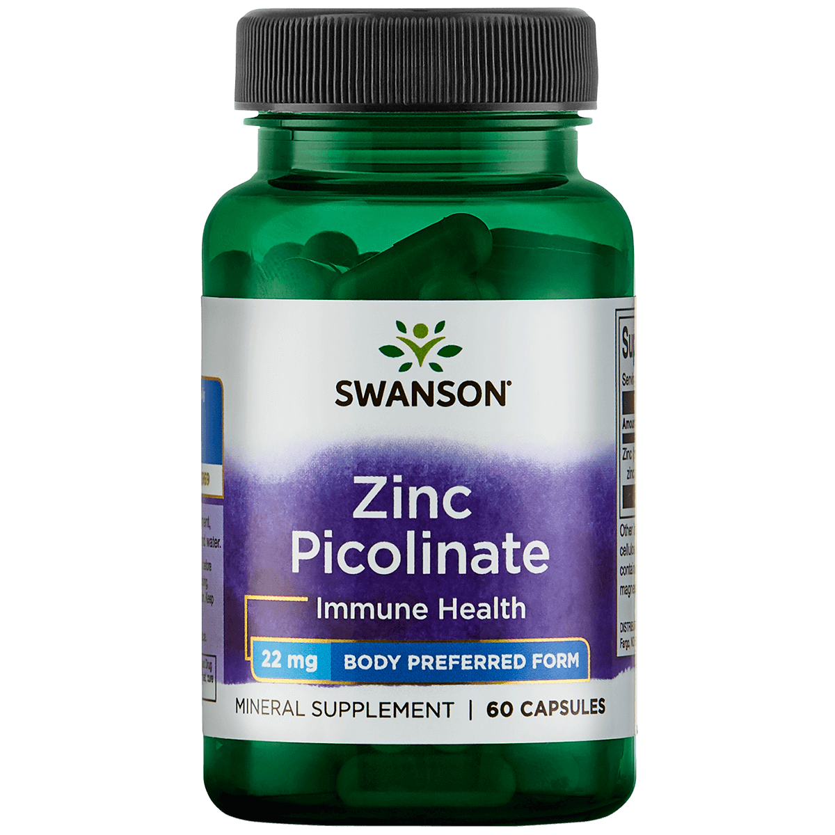 Zinc Picolinate Body Preferred form 22mg