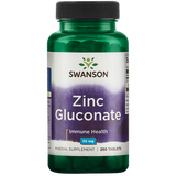 Swanson Zinc (Gluconate) 30mg - 250 tabs