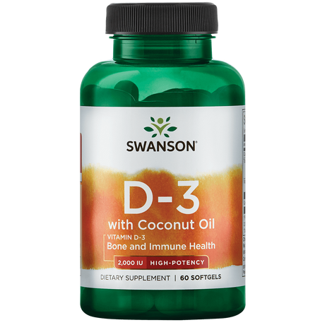 Ultra Vitamine D-3 2000iu W/Coconut Oil