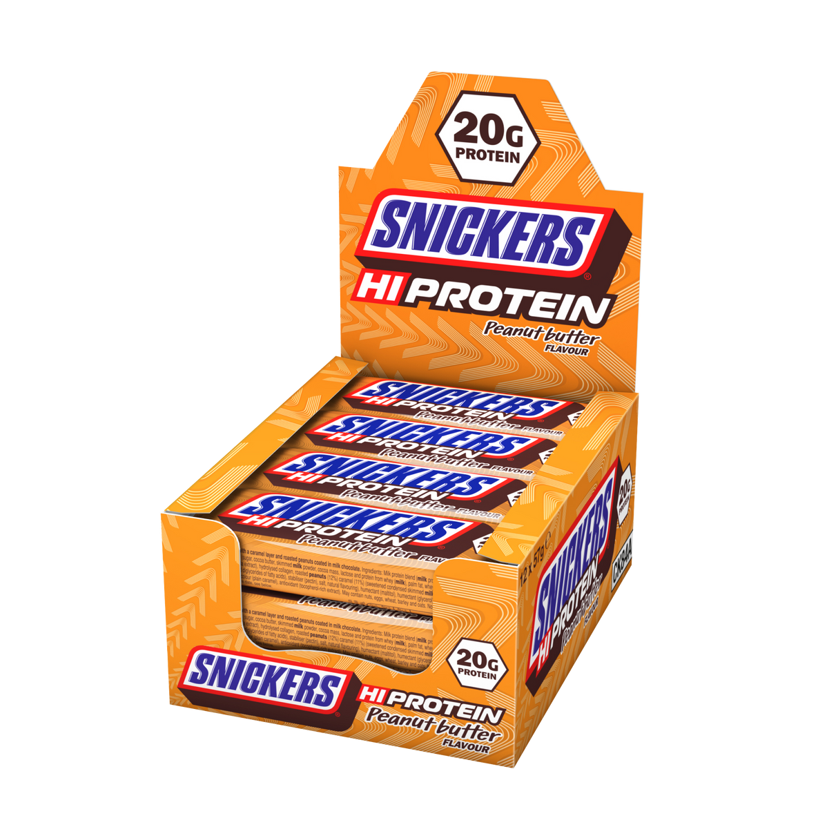 Barre Snickers HiProtein au beurre de cacahuète