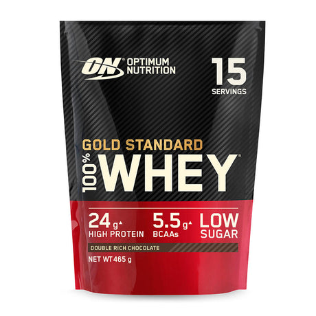 Optimum Nutrition Gold Standard 100% Whey Protein eiwitpoeder – Double Rich Chocolate – 465g