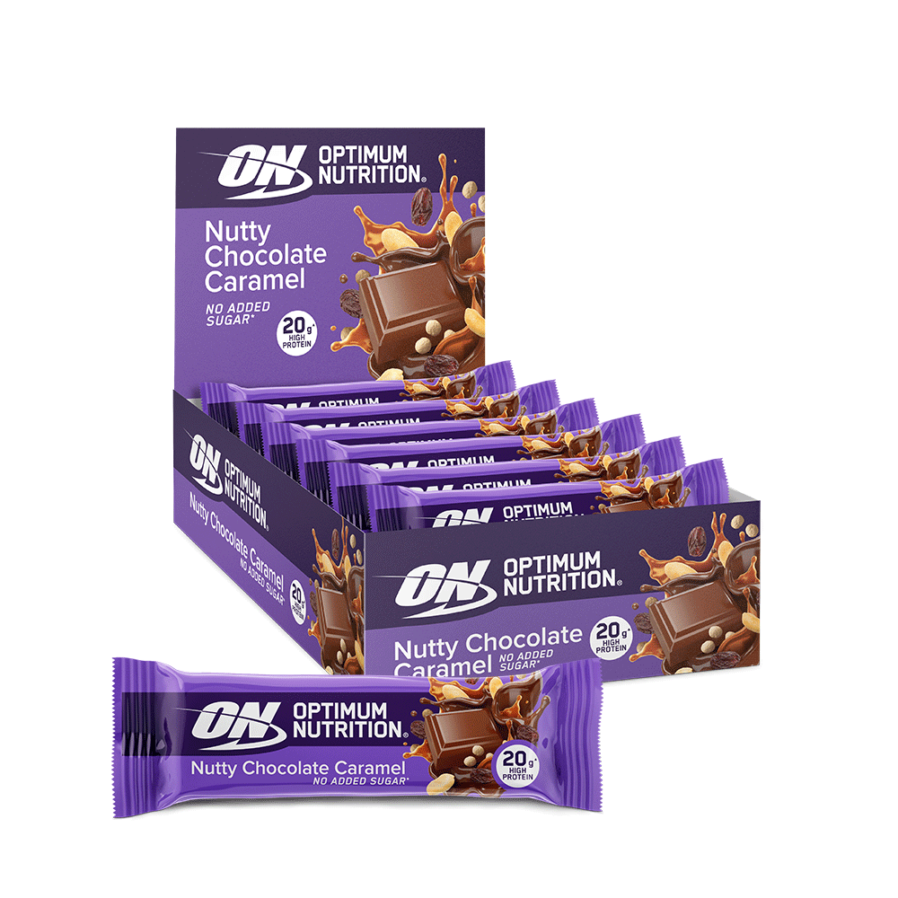 Optimum Nutrition Nutty Chocolate Caramel Protein Bar