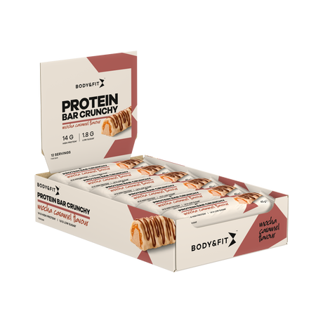 Body&Fit protein bar crunchy mocha caramel flavour