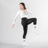 Perfection Stretch Cropped Top - White