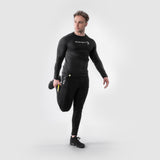 Hero Motion T-shirt Long Sleeve - Black
