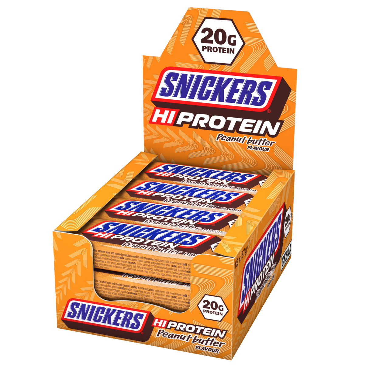 Barre Snickers HiProtein au beurre de cacahuète