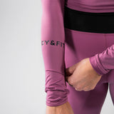 Perfection Stretch Cropped Top - Mauve