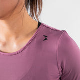 Perfection Stretch Cropped Top - Mauve