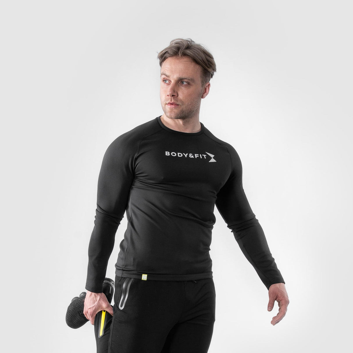 Hero Motion T-shirt Long Sleeve - Black