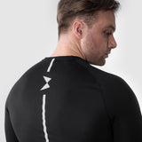 Hero Motion T-shirt Long Sleeve - Black