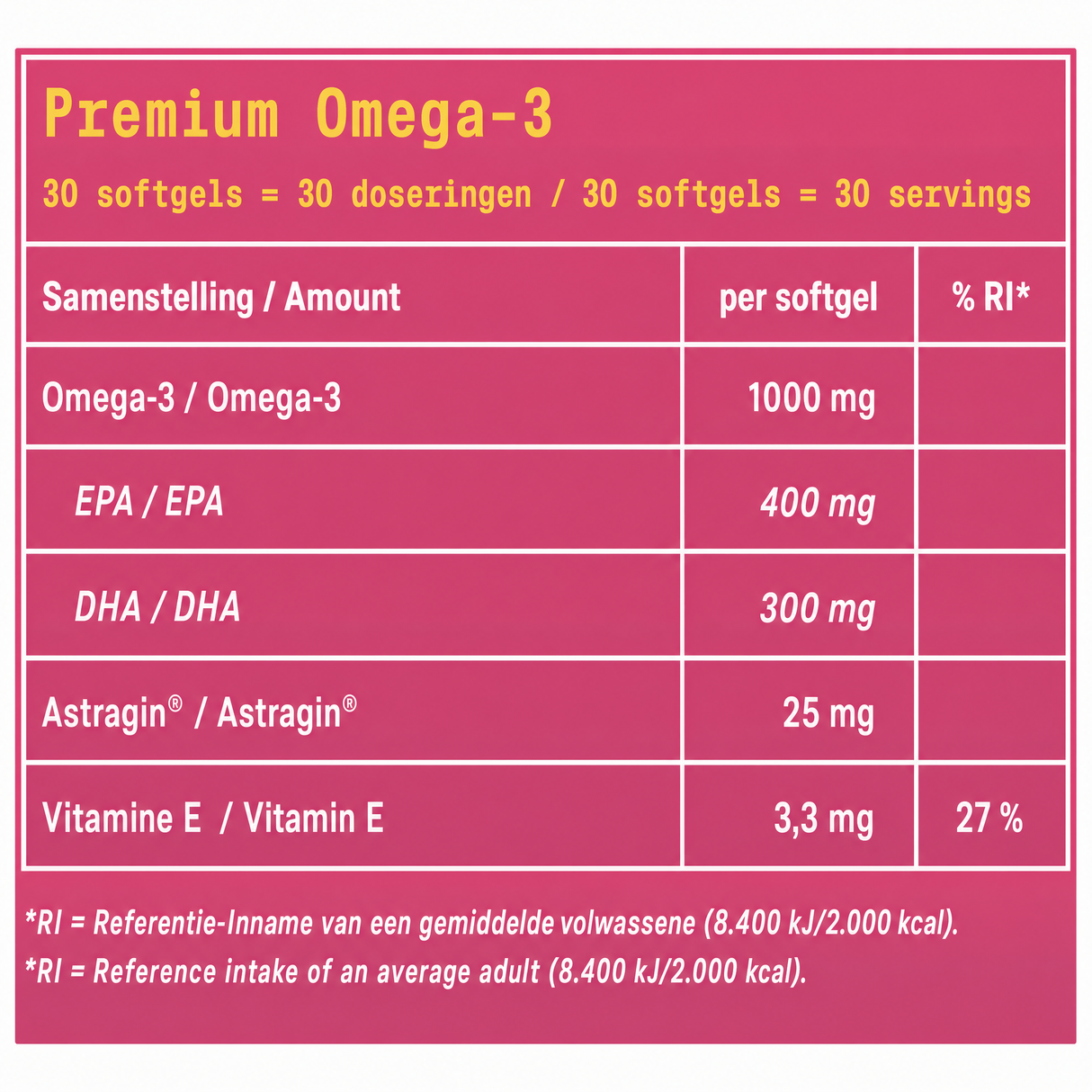 Fit & Co Premium Omega-3