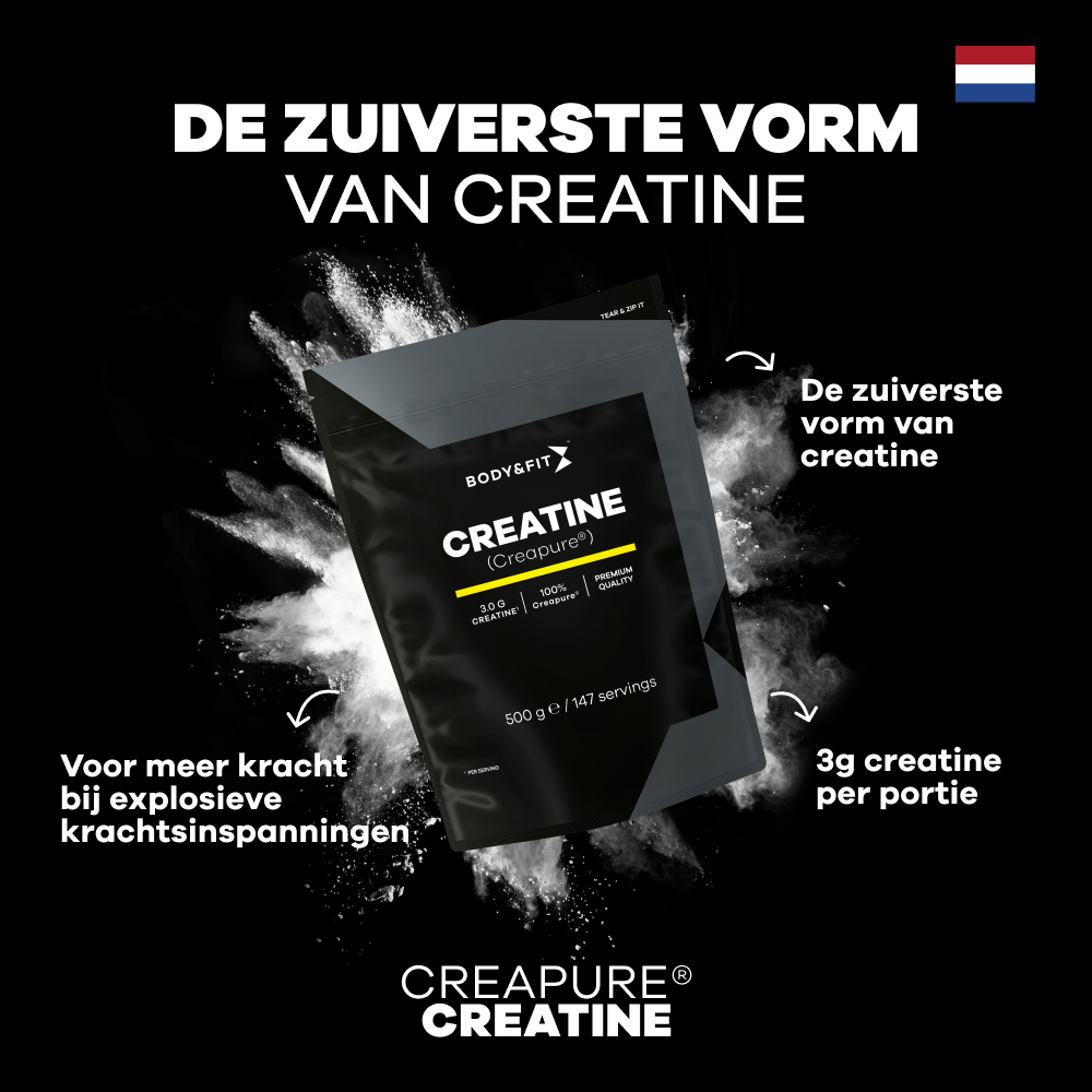 Body&Fit Creapure® Creatine poeder – belangrijkste voordelen